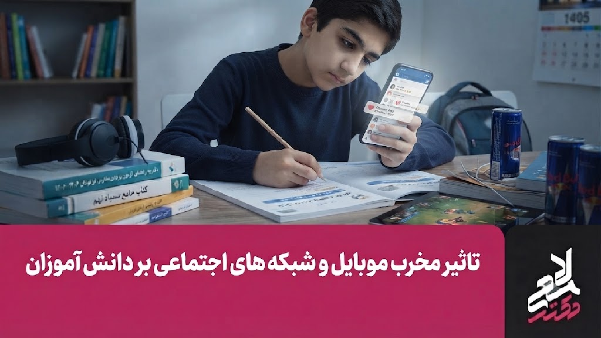 تاثیر موبایل و شبکه‌های اجتماعی بر دانش‌آموزان