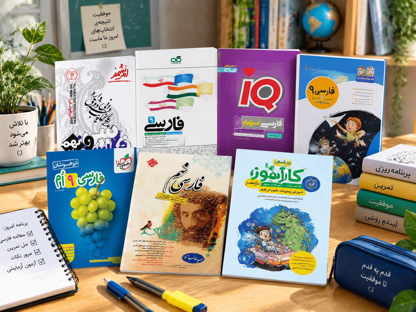 منابع فارسی نهم تیزهوشان